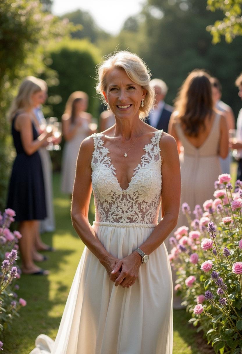wedding dress for brides over 50