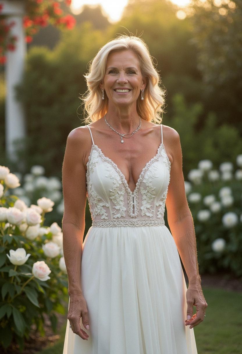 wedding dress for brides over 50